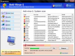 Image of a fake anti virus